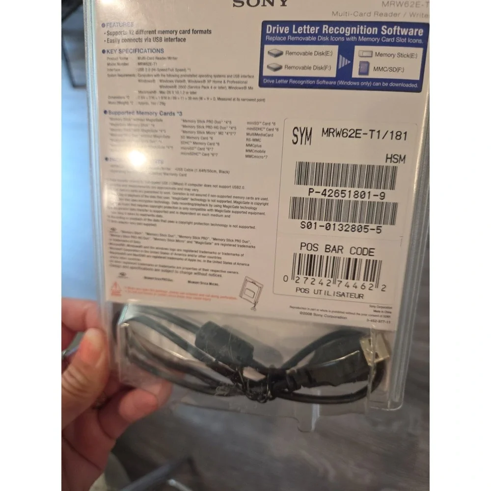 Sony 12 In 1 Multi-card Reader/writer MRW62E-T1 - New In Package